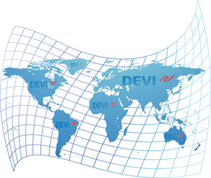 DEVI являтся частью группы компаний Danfoss, представленной на рынке более 75-ти лет, в 100 странах мира на 5-ти континентах.